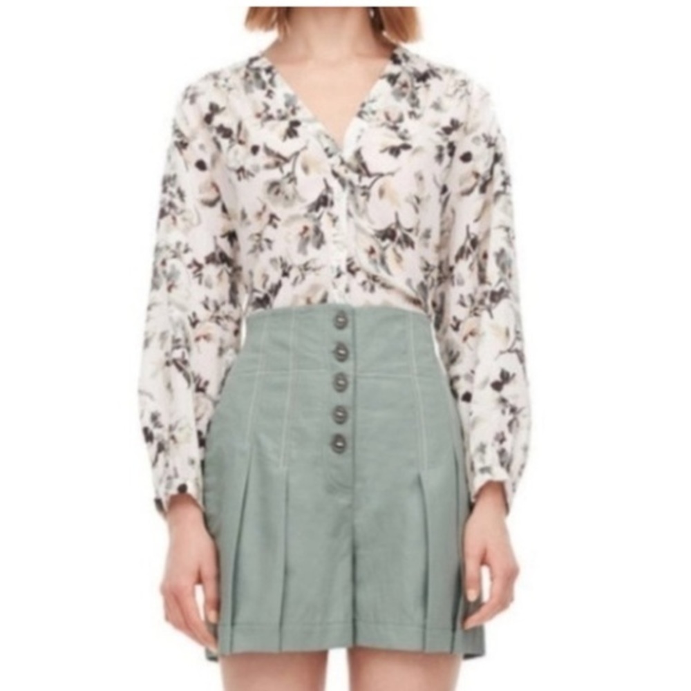 Rebeca Taylor Sofia Blouse Size 6 - Picture 3 of 4
